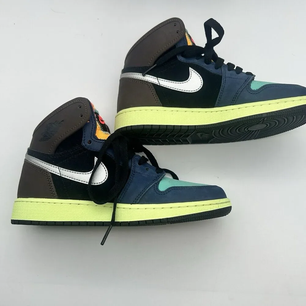 Nike Air Jordan 1 Retro High OG GS Bio Hack 3.5Y 575441-201 Multicolor